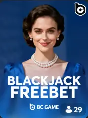 Blackjack Freebet BC Game Sırbistan cover