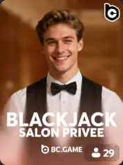 Blackjack Salon Privee BC Game Sırbistan cover