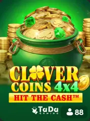 Clover Coins 4x4 Hit The Cash BC Game Sırbistan cover